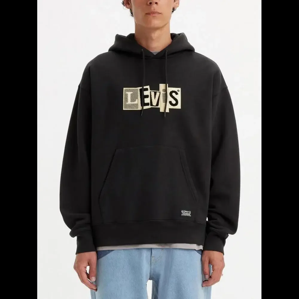 NWT Levi's Men's Black Hoodie Size Medium